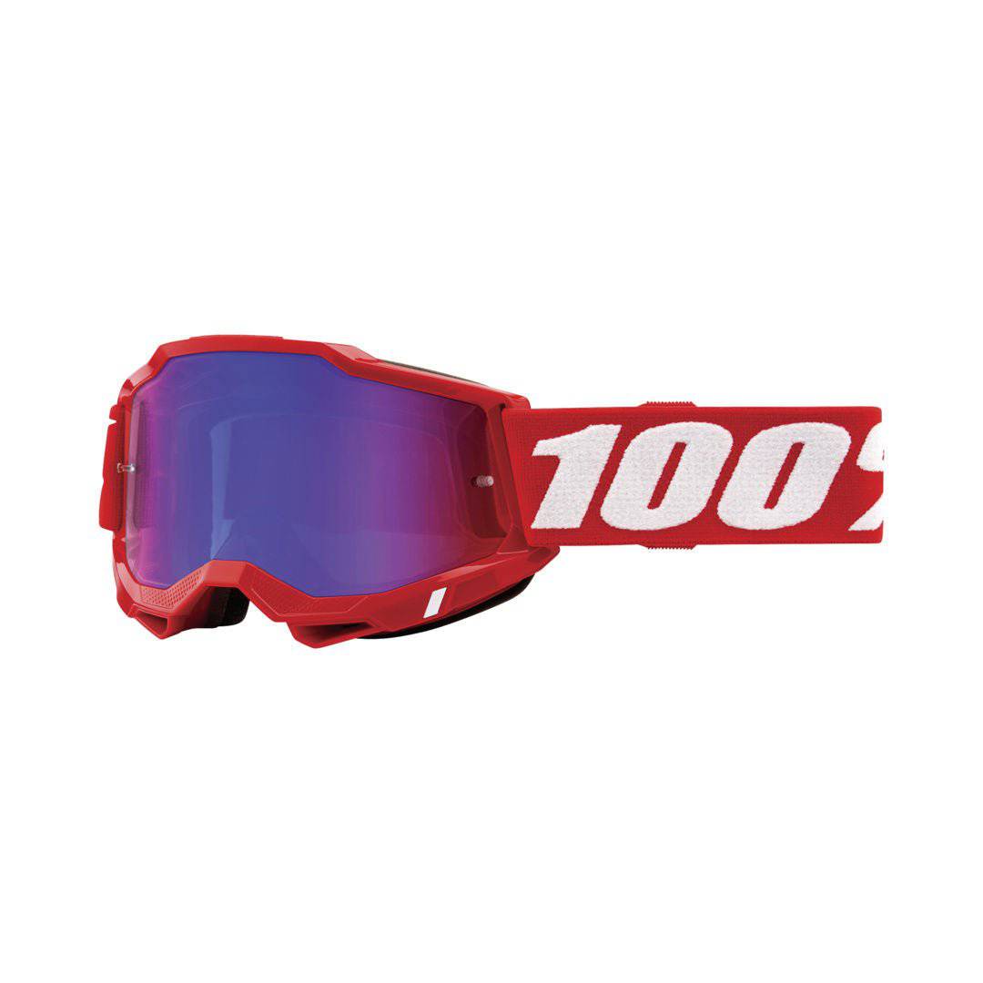 100percent100percent-Accuri 2 Goggle Neon/Red - Mirror Red/Blue