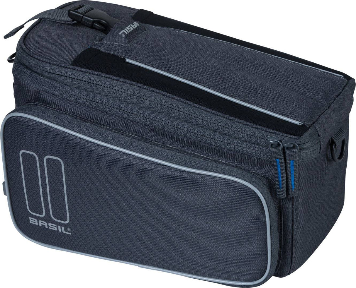 BasilBasil-Gepäckträgertasche Sport Design MIK grau
