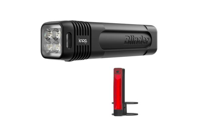 KnogKnog Lichtset Blinder 600 & Plus schwarz
