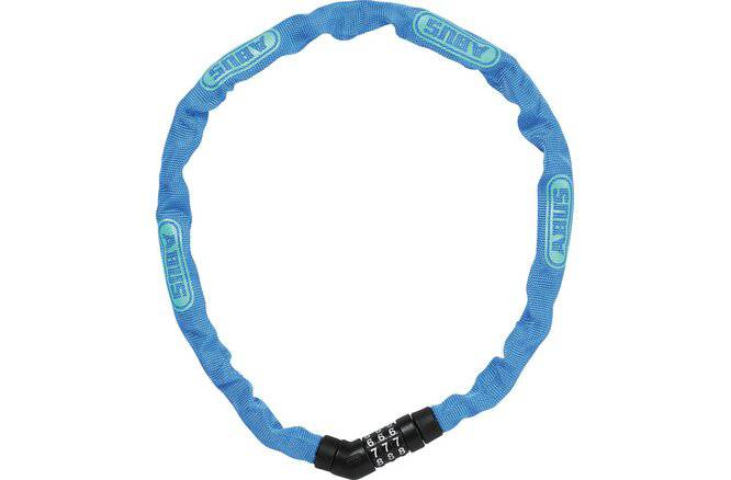 ABUSAbus Kettenschloss 4804C/75 Code ohne Halter blau