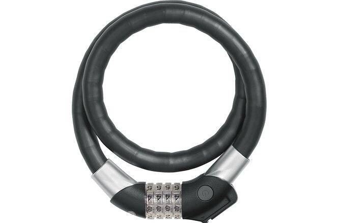 ABUSAbus Panzerkabelschloss Raydo Pro 1460/85 Code mit Halter TexKF schwarz