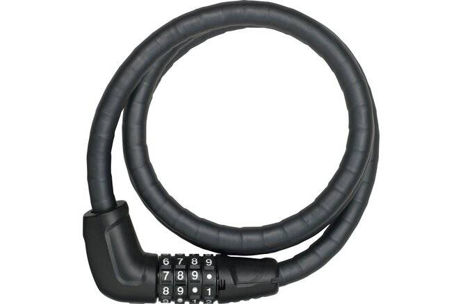 ABUSAbus Panzerkabelschloss Tresorflex 6615C/85 Code mit Halter SCMU 6C schwarz