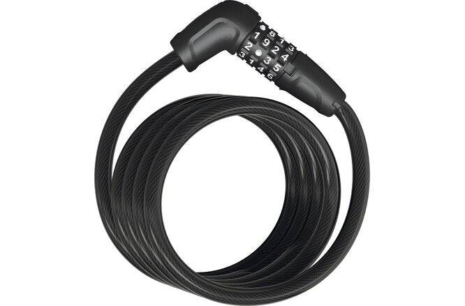 ABUSAbus Spiralkabelschloss Numero 5510C/180 Code ohne Halter schwarz