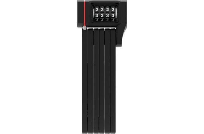 ABUSAbus Faltschloss uGrip Bordo Combo 5700/80 Code m.Halter SH 5700/80 schwarz