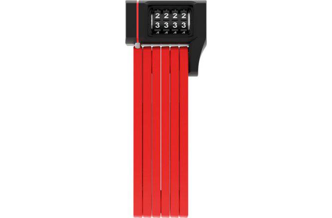 ABUSAbus Faltschloss uGrip Bordo Combo 5700/80 Code m.Halter SH 5700/80 rot