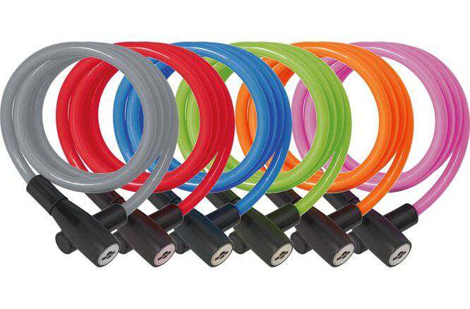 ABUSAbus Spiralkabelschloss 3506K/120 ohne Halter assortiert