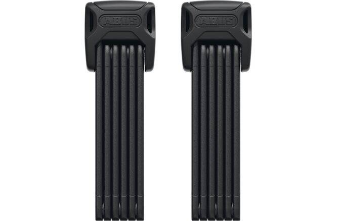 ABUSAbus Faltschloss Bordo 6000K/90 TwinSet mit 2 Halter SH 6000/90 schwarz