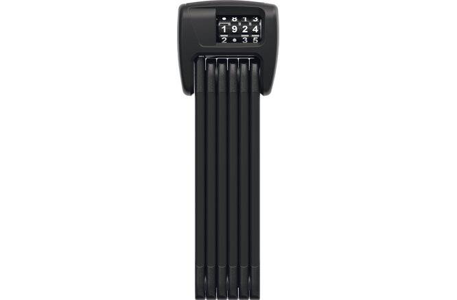 ABUSAbus Faltschloss Bordo Combo 6000C/90 Code mit Halter SH 6000/90 schwarz