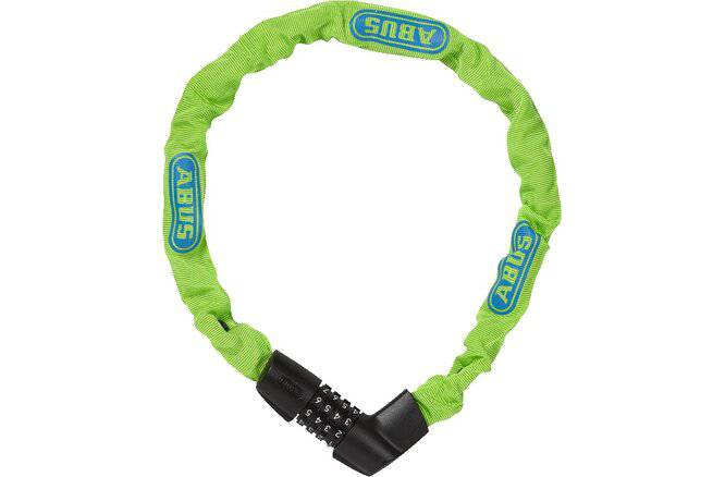 ABUSAbus Kettenschloss Tresor 1385/75 Code ohne Halter neon green