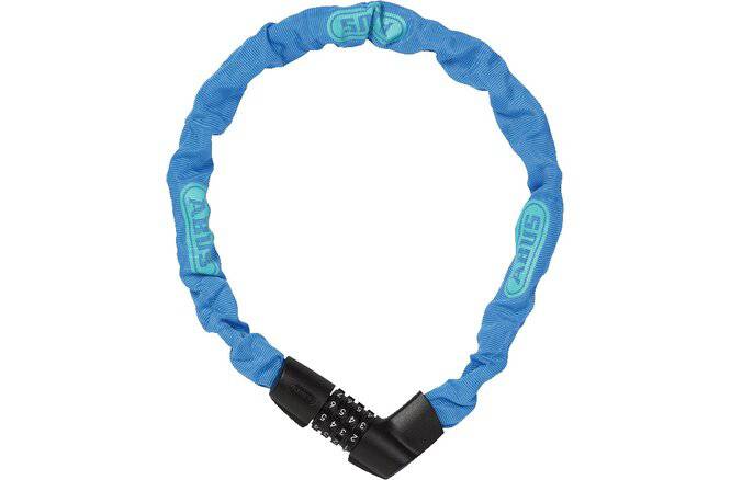 ABUSAbus Kettenschloss Tresor 1385/75 Code ohne Halter neon blue