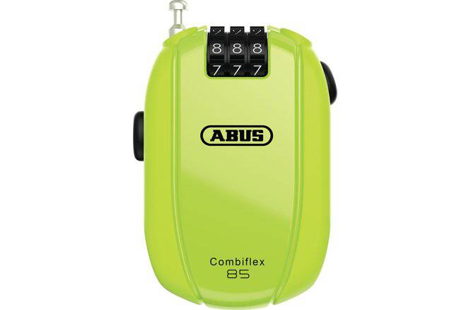 ABUSAbus Spezialschloss Combiflex Break 85 Code ohne Halter neon gelb