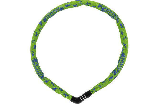 ABUSAbus Kettenschloss 4804C/75 Symbols ohne Halter lime