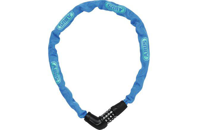 ABUSAbus Kettenschloss 5805C/75 Code ohne Halter blau