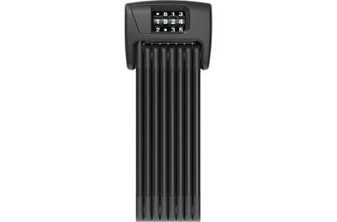 ABUSAbus Faltschloss Bordo Big Combo 6000C/120 Code mit Halter SH 6000/120 schwarz