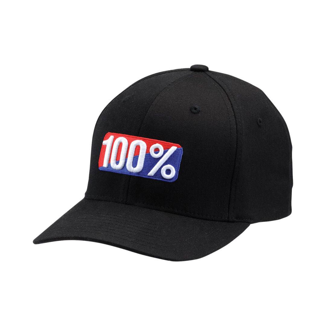 100percent100percent-Hut Classic x-fit flex schwarz
