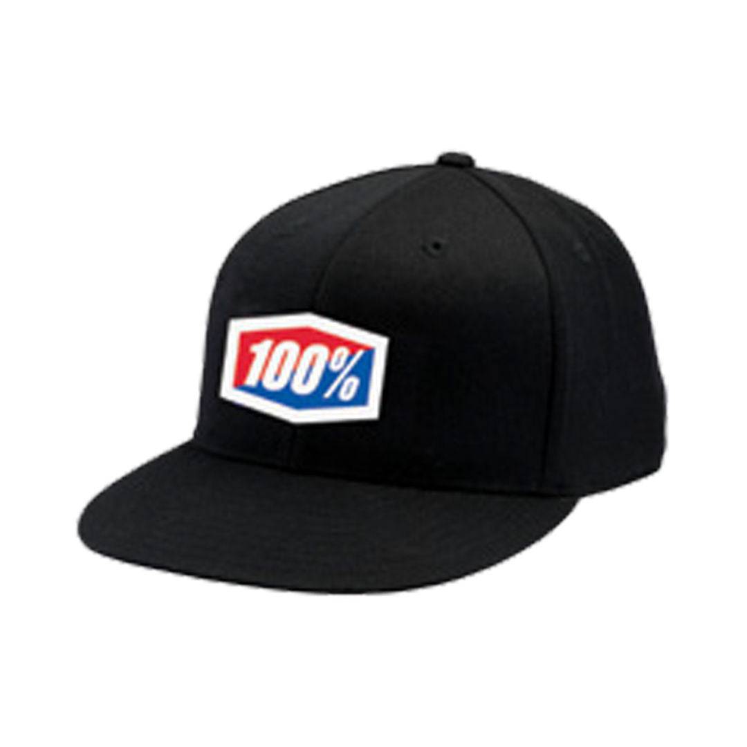 100percent100percent-Hut Official J-Fit Flexfit schwarz