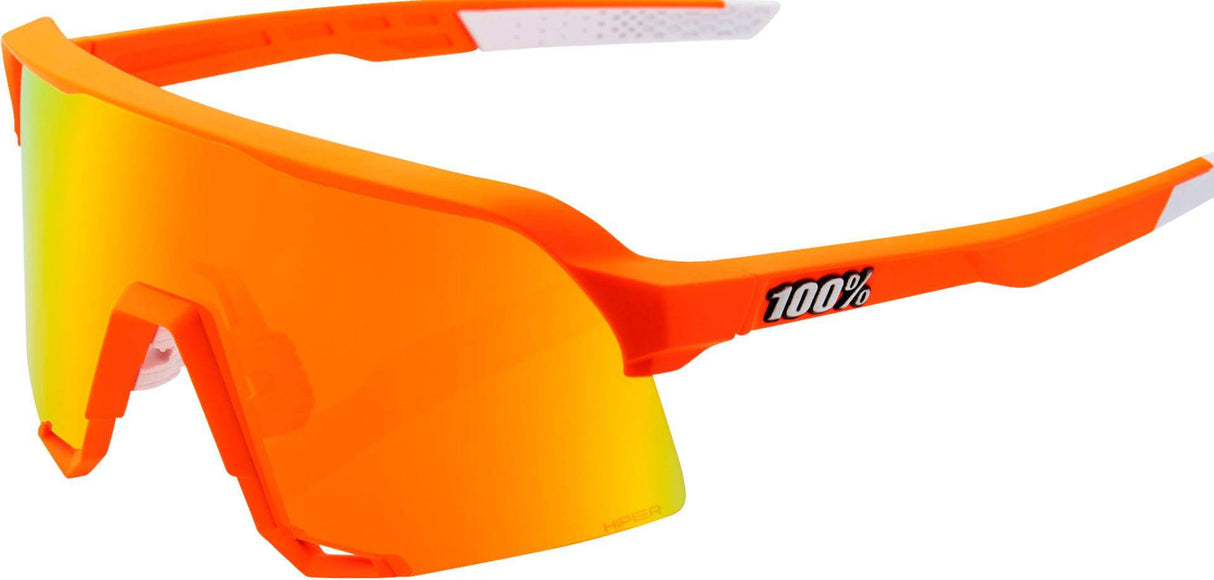100percent100percent-Brille S3 Soft Tact Neon Orange-HiPER Red ML