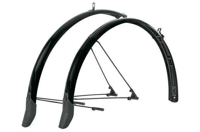 SKSSKS Schutzblechgarnitur Bluemels Cable Kunststoff 28" 55 mm schwarz