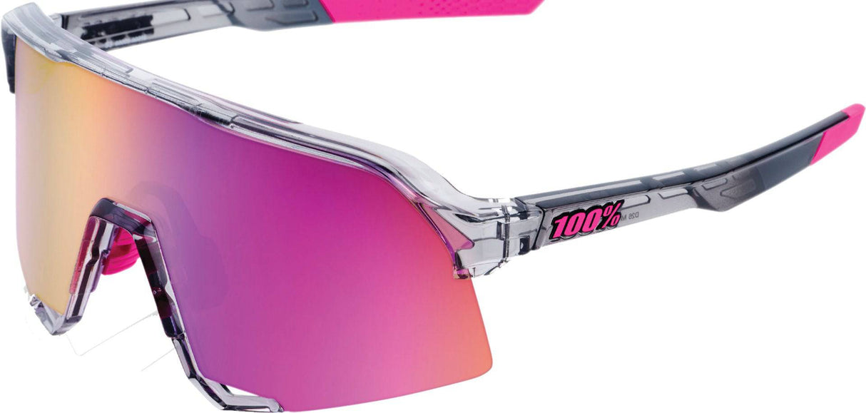 100percent100percent-S3 Polished Translucent Grey - Purple Multilayer Mirror