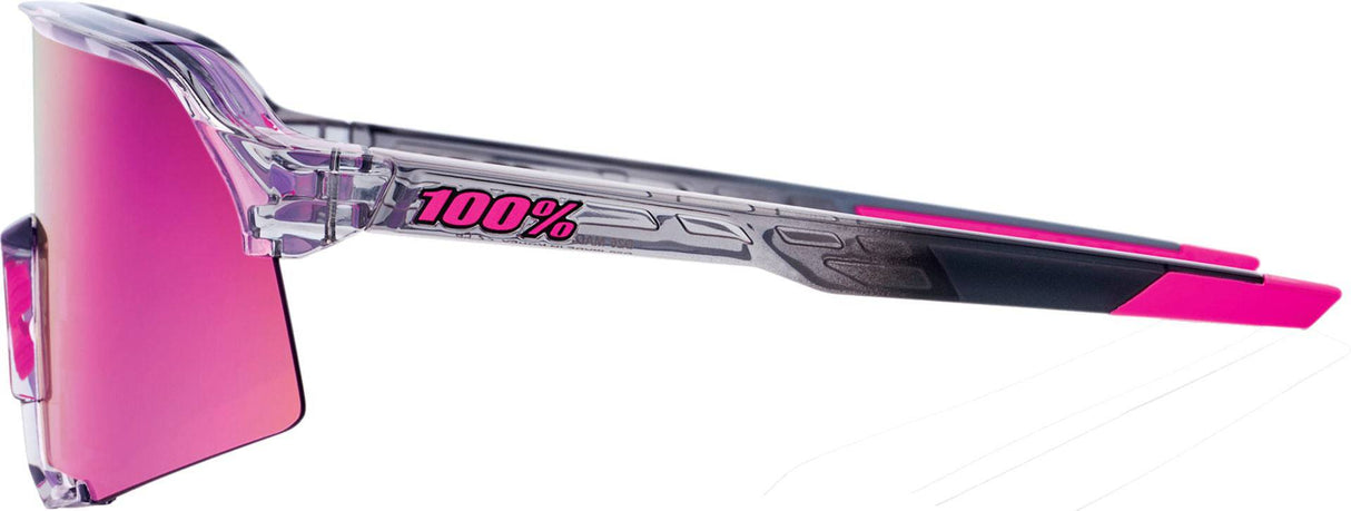 100percent100percent-S3 Polished Translucent Grey - Purple Multilayer Mirror