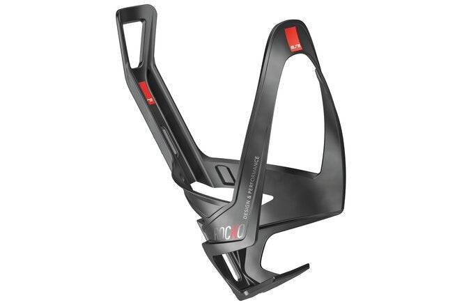 EliteElite Bidonhalter Rocko Carbon matt schwarz rot