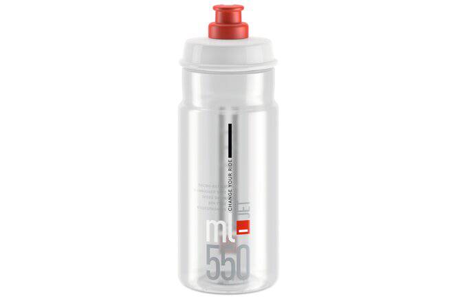 EliteElite Bidon Jet 550 ml transparent-rot