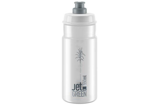 EliteElite Bidon Jet Green 550 ml transparent