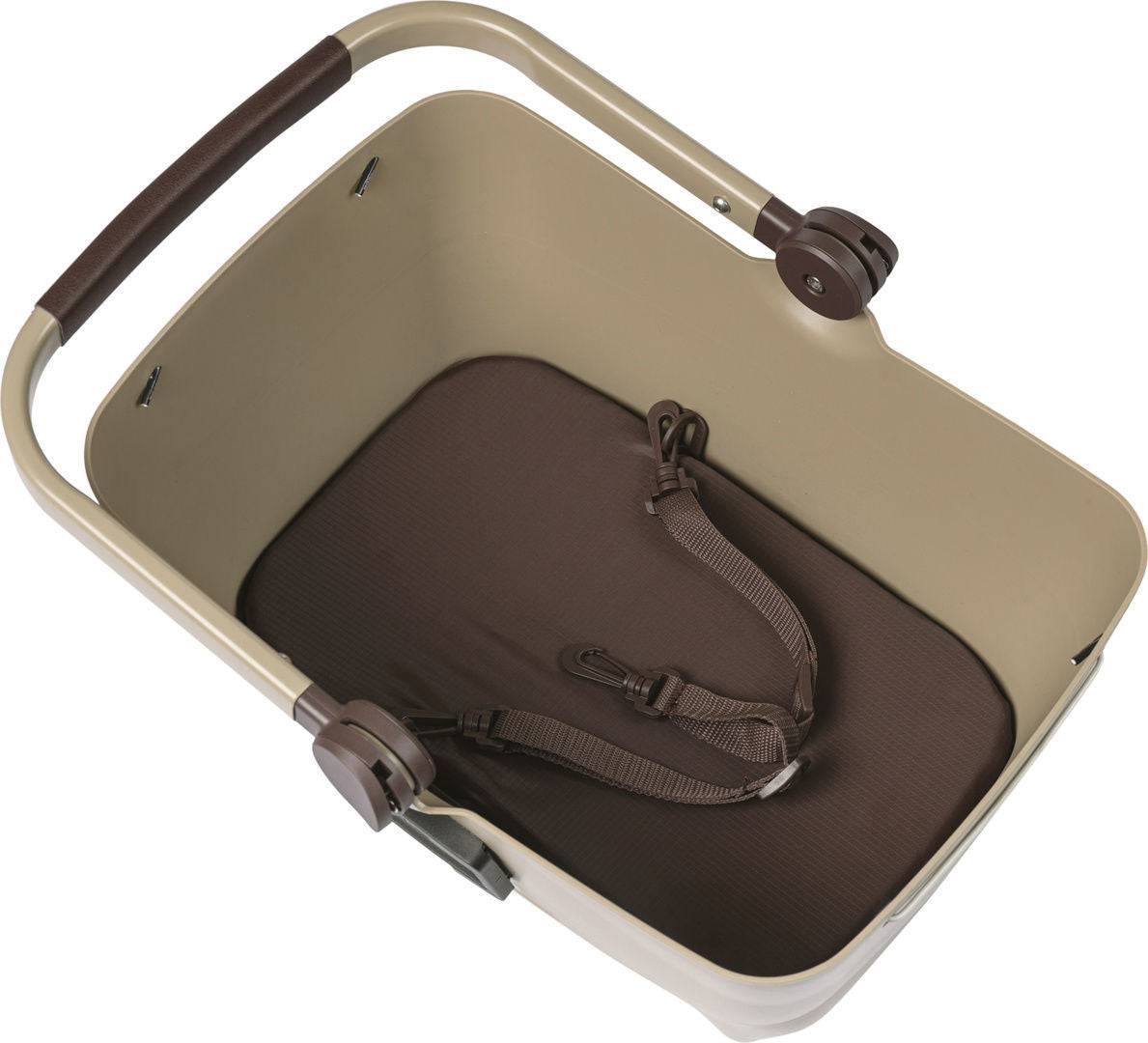 BasilBasil-Buddy Fahrradhundekorb KF, 32L, biscotti brown