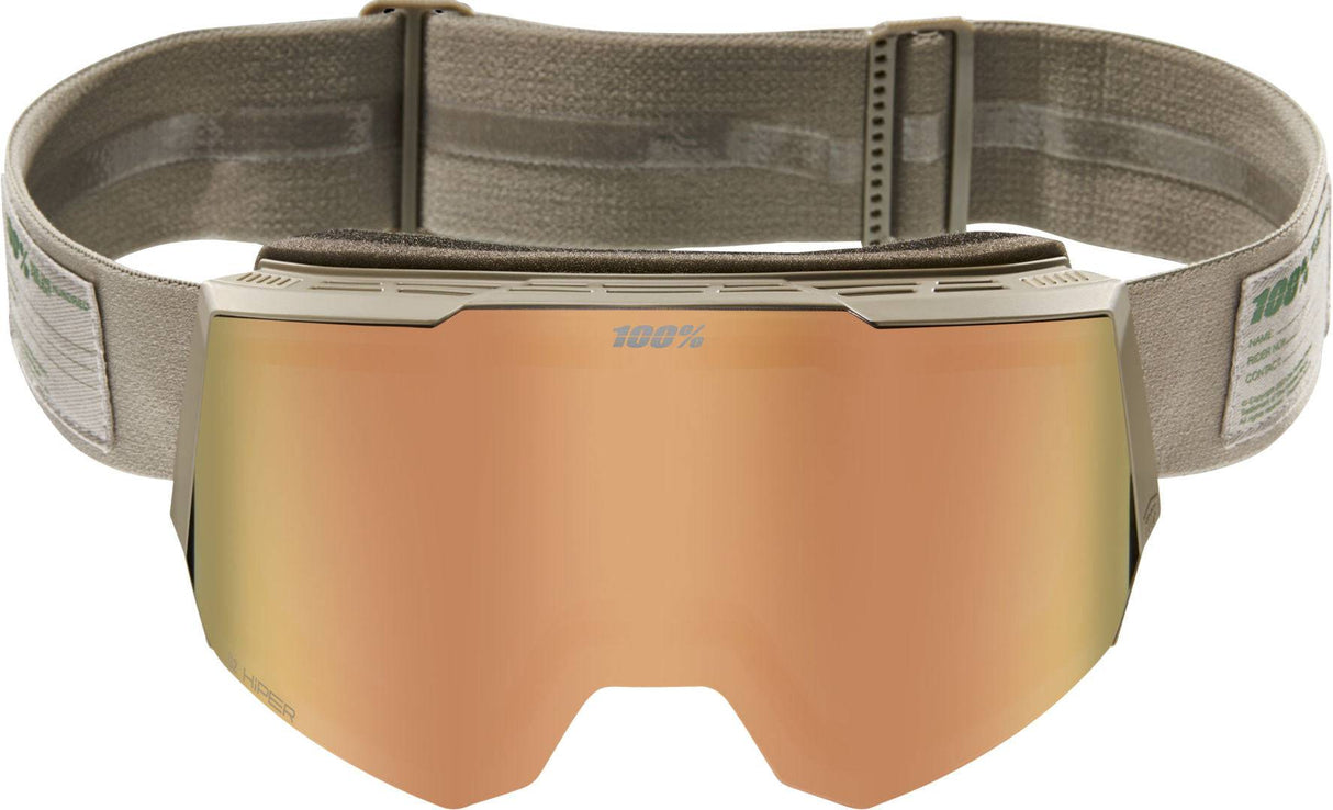 100percent100percent-Snowcraft Hiper Goggle Cement - Mirror Copper Lens