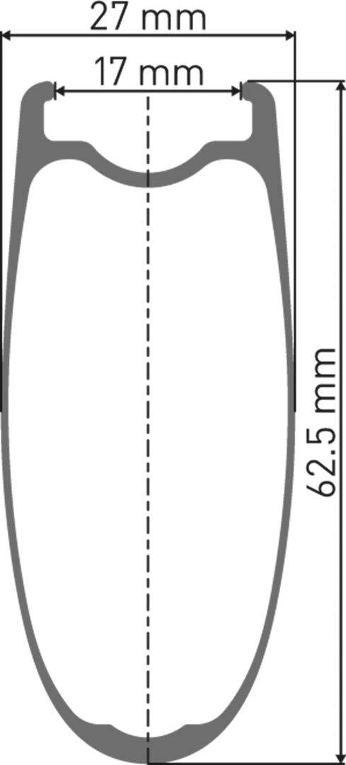 DT SwissDT Swiss-ARC 1100 DICUT Laufrad 700c RB 62 130/5mm HG XDR
