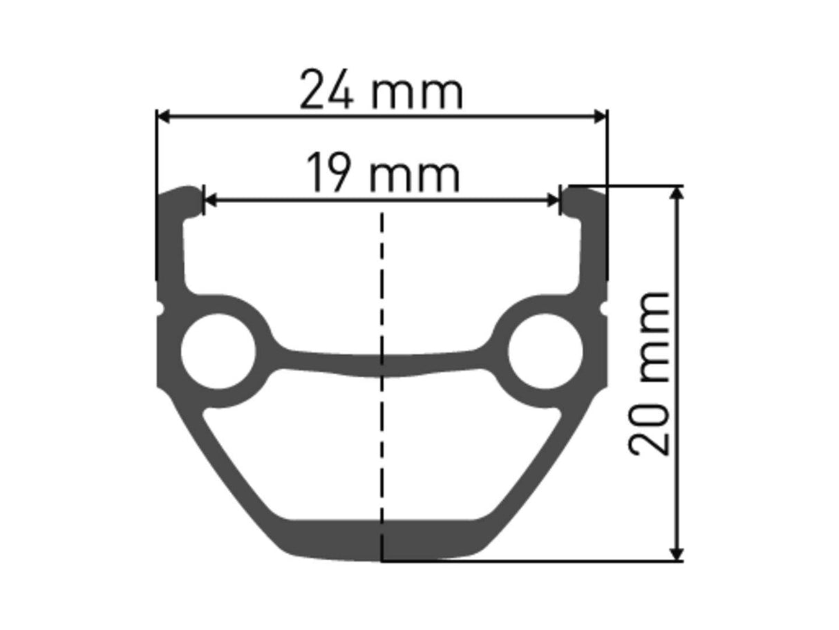 DT SwissDT Swiss-535 Felge RB 26" 19 36L