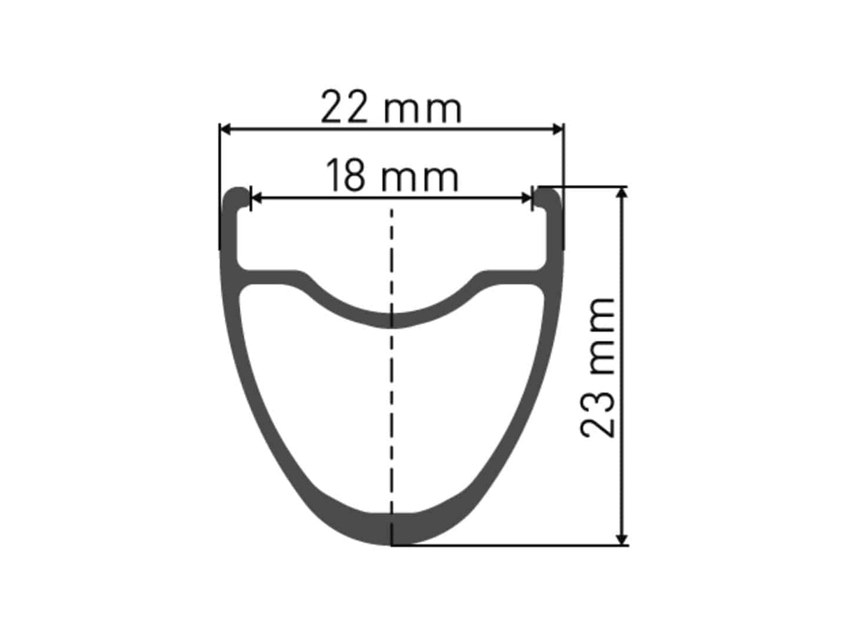 DT SwissDT Swiss-R 460 Felge DB 700c 18 24L