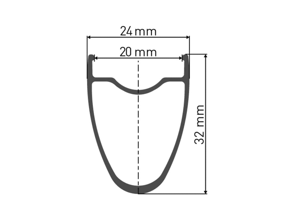 DT SwissDT Swiss-RR 521 Felge DB 700c 20 32L