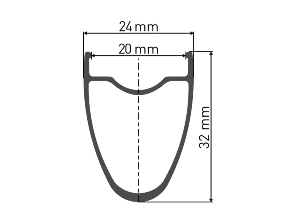 DT SwissDT Swiss-RR 521 Felge DB 700c 20 24L