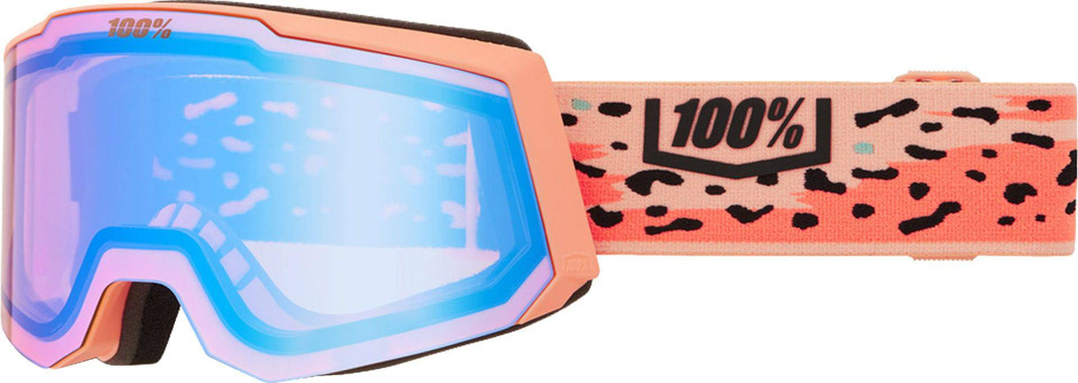 100percent100percent-SNOWCRAFT S HiPER Goggle Safari - Mirror Peach Lens