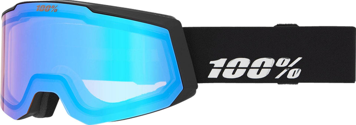 100percent100percent-SNOWCRAFT S HiPER Goggle Black/Silver - Mirror Silver Lens