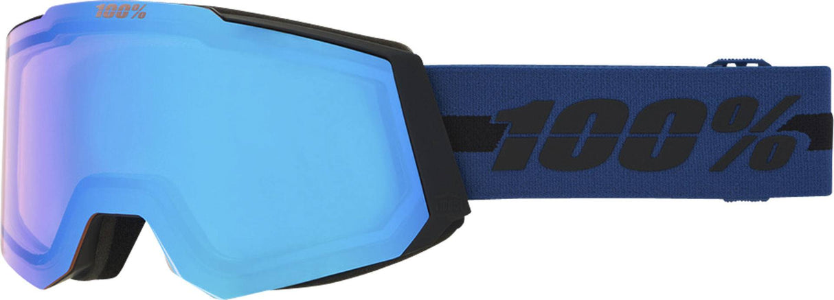 100percent100percent-SNOWCRAFT HiPER Goggle Dusty - Mirror Blue Lens