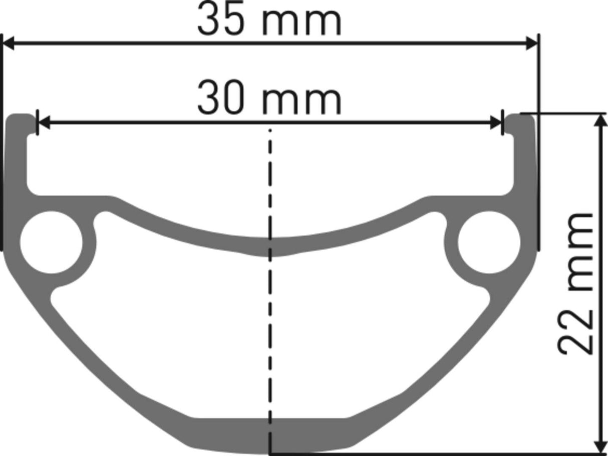 DT SwissDT Swiss-U 663 Felge DB 26" 30 36L