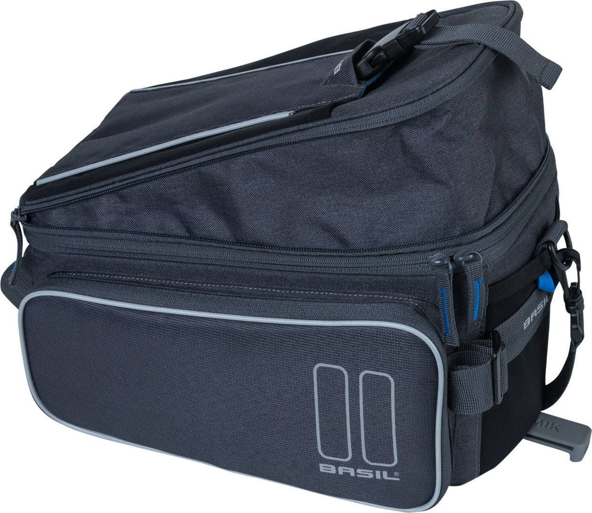 BasilBasil-Gepäckträgertasche Sport Design MIK grau