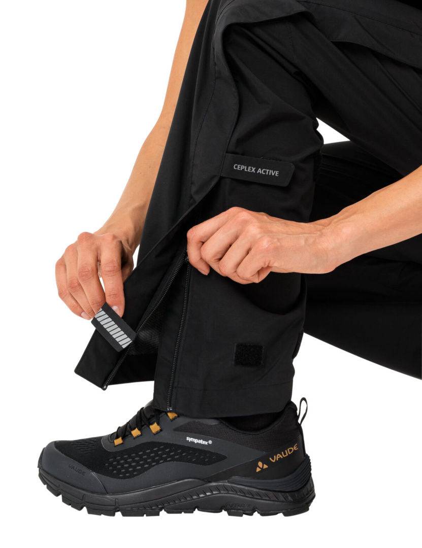 VAUDEVAUDE-Yaras Rain Zip Pants IV Ladies black