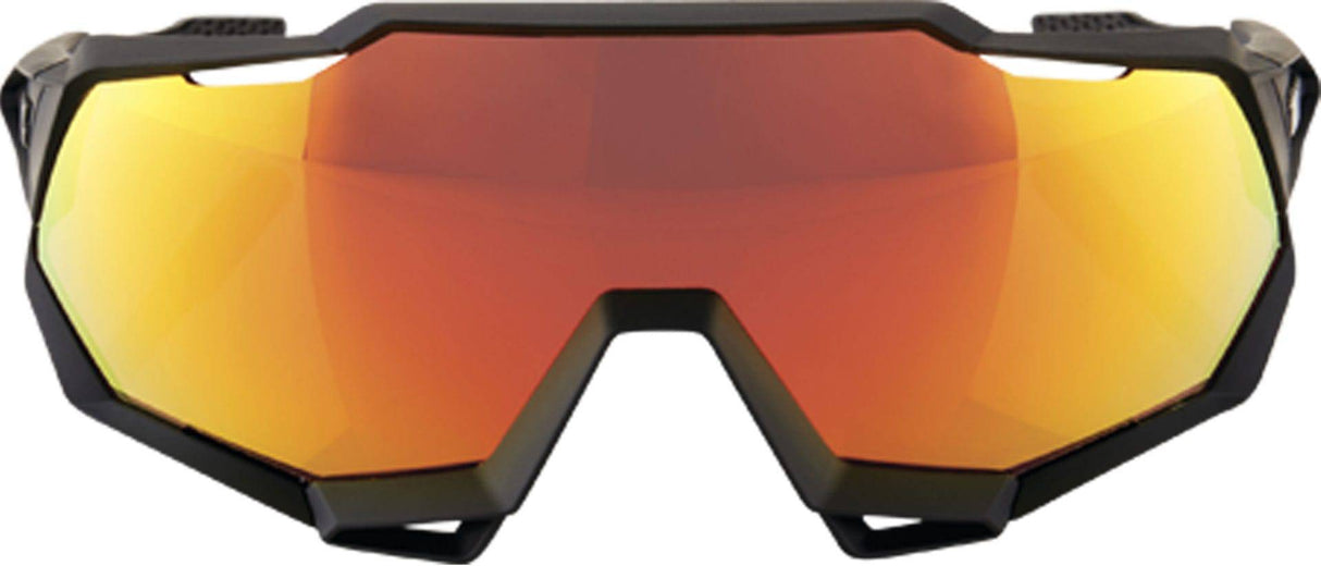 100percent100percent-Brille Speedtrap Soft Tact Black-HiPER Red