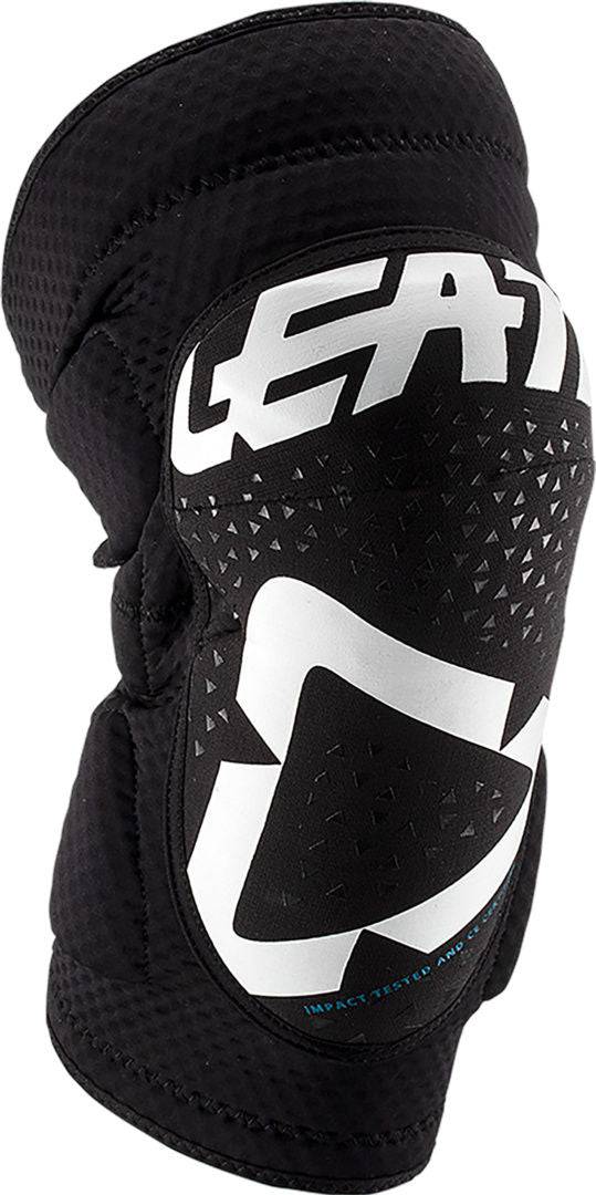 LeattLeatt-Knee Guard 3DF 5.0 Zip noir-blanc XXL