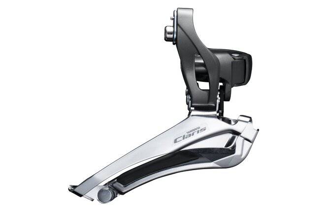 ShimanoShimano Umwerfer CLARIS FD-R2000 2x8 Down Swing 61-66° Schelle (34.9/31.8/28.6 mm)