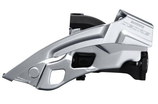 ShimanoShimano Umwerfer DEORE FD-T6000 3x10 Top Swing 63-66° Schelle (34.9/31.8/28.6 mm) schwarz