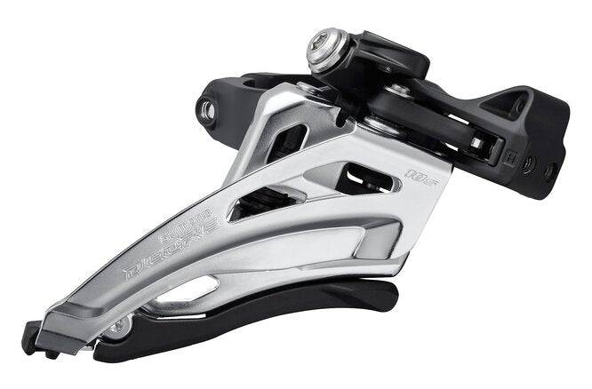 ShimanoShimano Umwerfer DEORE FD-M4100 2x10 Side Swing 66-69° Schelle (34.9/31.8/28.6 mm)