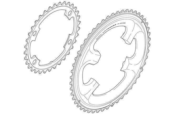 ShimanoShimano Kettenblatt ULTEGRA FC-6800 53 Zähne MD