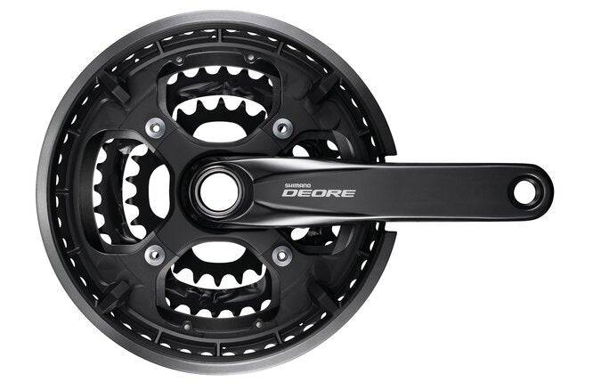 ShimanoShimano Kettenradgarnitur DEORE FC-T6010 170 mm 48X36X26 Hosenschutz schwarz