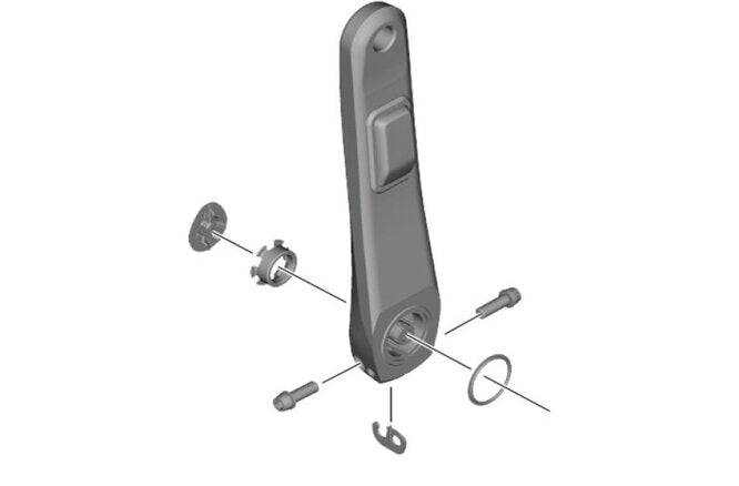 ShimanoShimano Kurbel FC-R8100-P links 170 mm