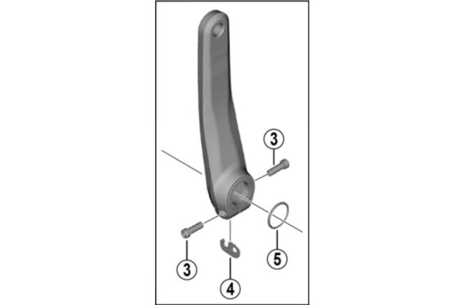 ShimanoShimano Kurbel FC-U8000-2 links 175 mm