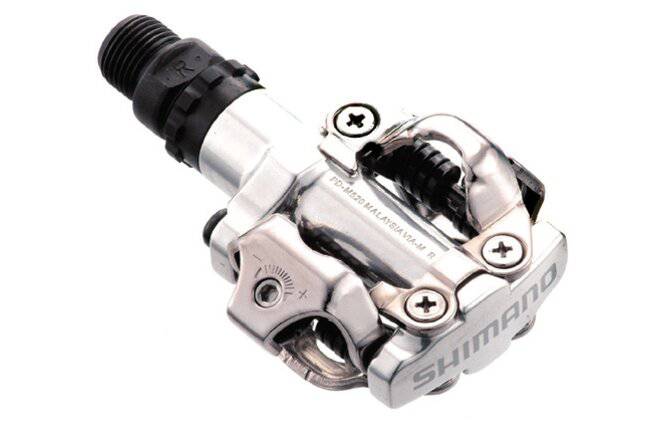 ShimanoShimano Pedal PD-M520 SPD mit Cleat SM-SH51 silber